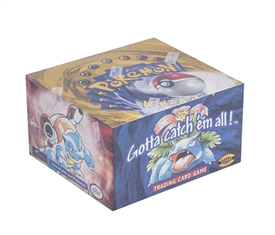 1999 Wizards of the Coast "Pokemon" High Grade Sealed, Unopened Box (36 Packs) – Scarce "Green Wing Charizard" Version